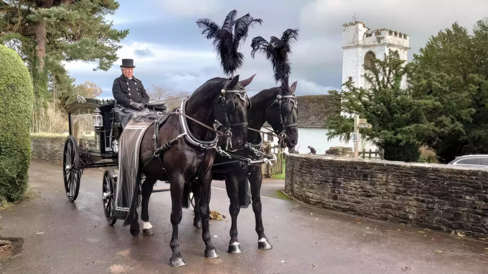 funeral carriage hire wales